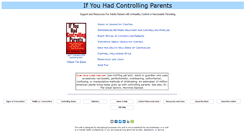 Desktop Screenshot of controllingparents.com